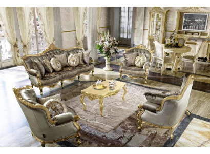 Mobili sedie Nuovo design Art déco Poltrona Tessuto Soggiorno Lounge Design di lusso