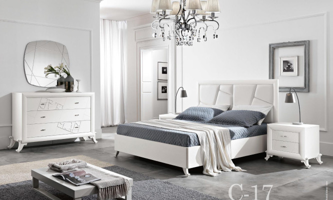 Letto Moderno Letti di Lusso Cornice Letto Matrimoniale in Legno Struttura Letto Camera da Letto Bianco