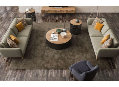 Divano verde Moderno set di divani Soggiorno Divano a tre posti Poltrona Divano a due posti 3+2+1