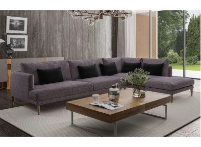 Soggiorno Divano Divani ad angolo Forma a L Mobili tessili Arredamento moderno