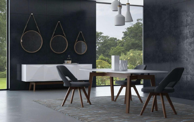 Grande tavolo da pranzo Mobili da cucina moderni Tavoli di lusso Mobili in legno