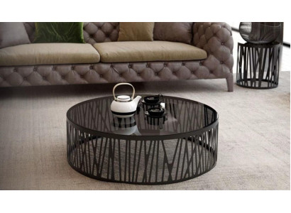 Tavolino da salotto design moderno in vetro, set di tavolini da salotto per il soggiorno.