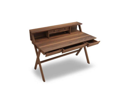 Scrivania in legno massello Mobili in legno moderni Scrivania per computer con cassetti