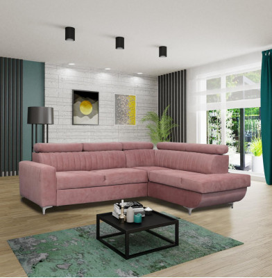 Divani a L in tessuto angolare divano angolo sedile divano soggiorno moderno divani verdi mobili.