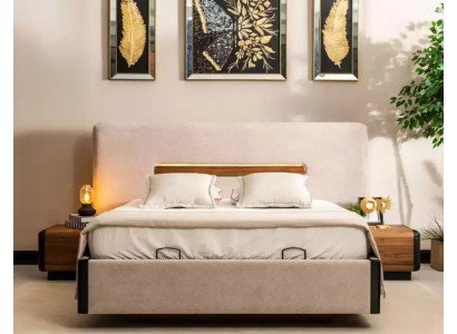 Letto+2 comodini 5 pezzi. Set camera da letto di lusso del designer.