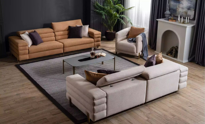 Tavolino da salotto Tavolino da caffè Salotto Bianco Lusso Tavolini da salotto Design Legno