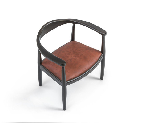 Design mobili sedia con braccioli sedia in legno arredamento nuovo imbottito sedile