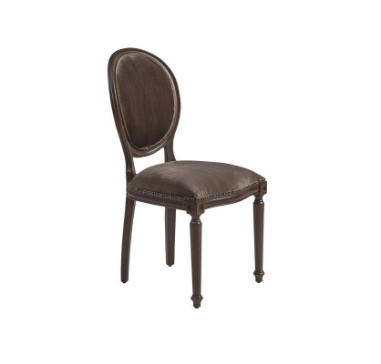 Designer di lusso Sedia da pranzo classica Sedie Sedile Imbottito Legno