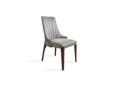 Grigia sedia sala da pranzo design moderno seduta imbottita arredamento di lusso nuovo