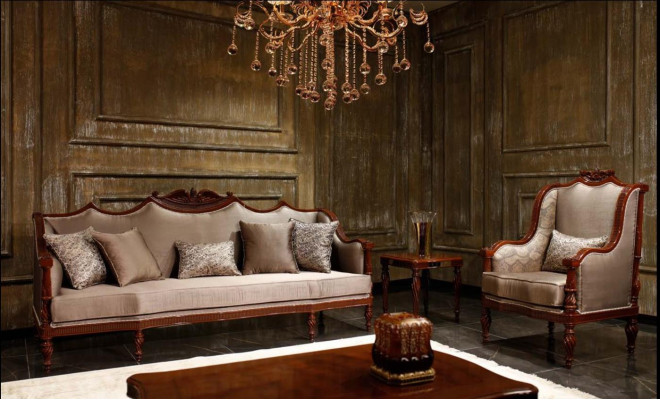 Classico set di divani per il soggiorno composto da 3 posti e 1 posti, designer 2 pezzi set nuovo.