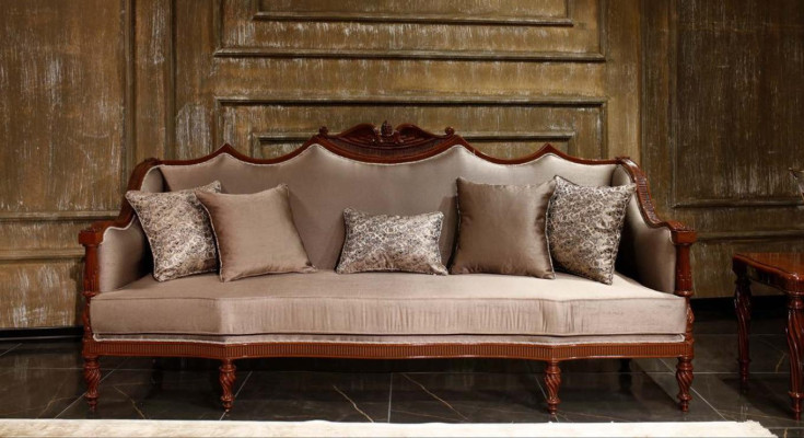 Classico set di divani per il soggiorno composto da 3 posti e 1 posti, designer 2 pezzi set nuovo.