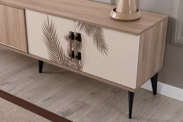 Moderno set da soggiorno con mobile TV Tavolino da caffè di lusso Mobili in legno