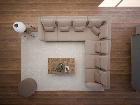 Soggiorno set 3 pezzi arredamento legno tavolino da salotto tavolino da designer