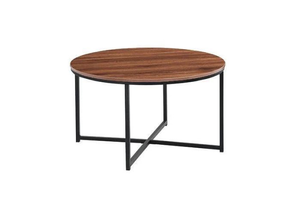 Tavolino da salotto marrone con piano in vetro arredamento moderno e di lusso.   Tavolino da salotto marrone con piano in vetro, arredamento moderno e di lusso.