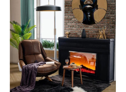 Sedia di lusso dal design moderno per il soggiorno in color marrone stile novità.