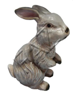 Design Coniglio Figura Statua da giardino Scultura Figure Sculture Decorazione Nuovo c89