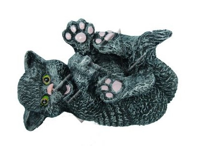 Disegno Gatto Statua da giardino Scultura Figure Sculture Decorazione C331 Nuovo