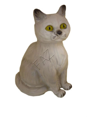 Design gatto figura giardino statua scultura figure sculture decorazione C433 nuovo