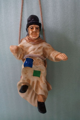 Design Baba Yaga Strega Altalena Statua Scultura Figure Statuette Sculture Statuette