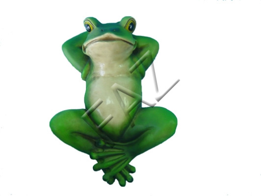 Design Rana Statua da giardino Scultura Figure Sculture Decorazione c377