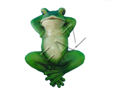Design Rana Statua da giardino Scultura Figure Sculture Decorazione c377