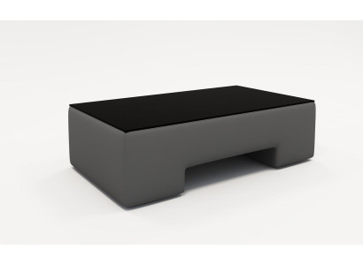 Pelle design caffè imbottito divano tavolo salotto tavoli in vetro