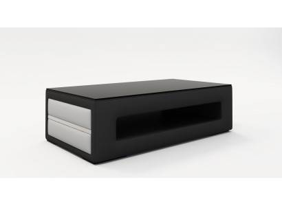 Design tavolo in vetro Tavolino da salotto Tavolino laterale Divano Tavoli in pelle Imbottiti Tavolo