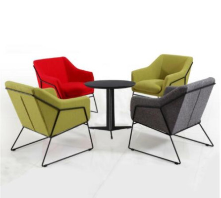 Designer poltrona sofa reclinabile monoposto moderna imbottita di Lehnen, nuova.