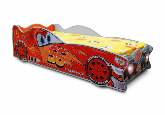 Auto da corsa per bambini in legno per letto camera da letto auto da corsa per bambini.