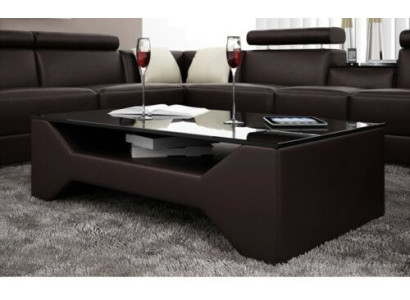 Tavolino classico di lusso del designer, per decorare il divano nel soggiorno in pelle.