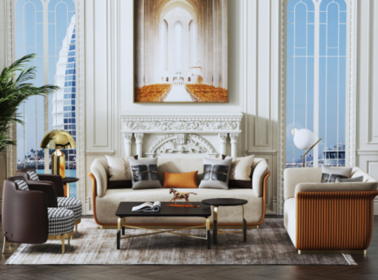 Moderno set di divani 3+2 posti in pelle, gruppo di sedute, 2 pezzi.