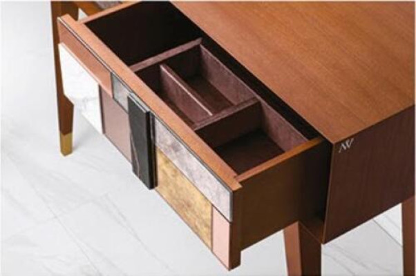 Tavolo consolle consolle credenza sideboard in legno design moderno di lusso.