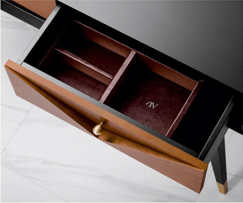 Tavolo console consolle credenza credenza in legno moderno di lusso marrone design nuovo
