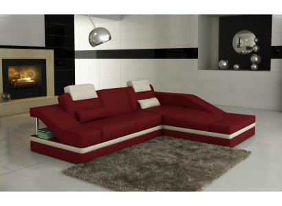 Design angoli imbottiti angolo divano XXL BigCouch divani in pelle set