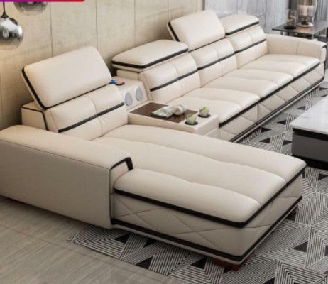 Divano Mobili Salotto Divano d'angolo di lusso a forma di L Moderni Divani Nuovi