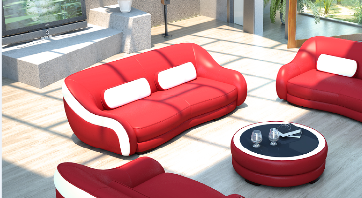 3 posti (senza 2+1) Divano Divano Imbottito Divani in Pelle Design Sedia