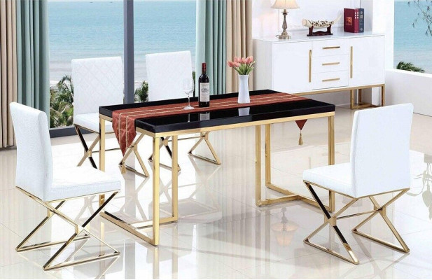 Tavolo da pranzo con 4 sedie set da pranzo completo set tavolo da pranzo gruppo tavolo 5 pezzi