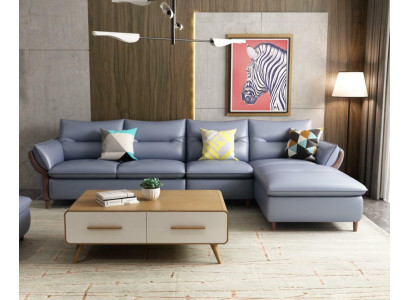 Mobili divano di lusso per soggiorno angolo set angolare divano a forma di L imbottito moderno relax
