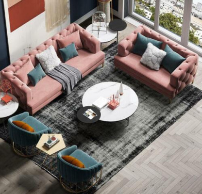 Tre posti relax design divano divano lounge tessuto sofa 3 posti velluto sofa