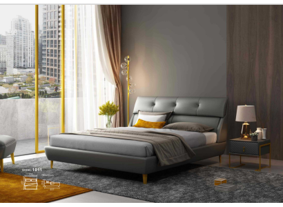 Camera da letto Hotel Letti Letto matrimoniale Design Letti in pelle 180x200cm