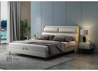 Alta qualità letto matrimoniale di lusso Design imbottito matrimoniale Hotel in pelle Tessile Nuovo