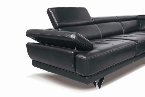 Divano ad angolo multifunzionale divano multimediale TV divano in pelle a LED 291 x 222 cm Nuovo in forma di L