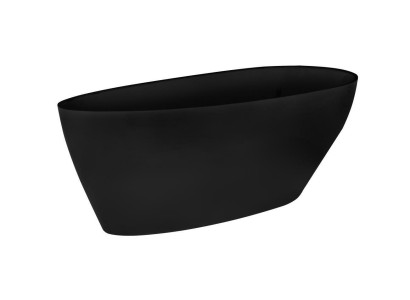 Vasca da bagno di lusso di design nero FREESTANDING Bad Badewannen.