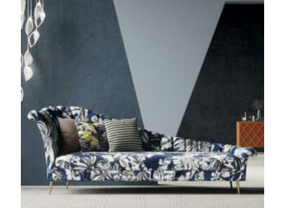 Tessuto Chaise Lounge Letto Imbottito Divano Relax Chaiselongue Club Mobili Nuovi