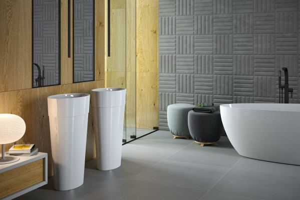 Design moderno Lavabo in acrilico Bagno Lavabo freestanding