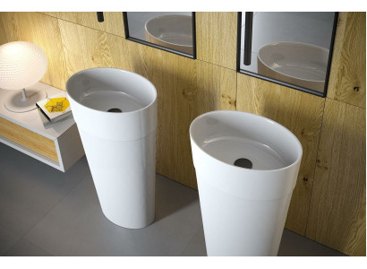 Design moderno Lavabo in acrilico Bagno Lavabo freestanding