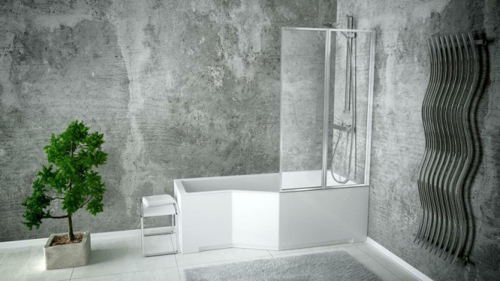 Vasca da bagno freestanding design Vasca da bagno a colonna Vasca da bagno