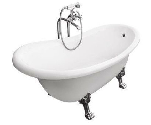Vasca da bagno autoportante di design. Vasca moderna di lusso, nuova.