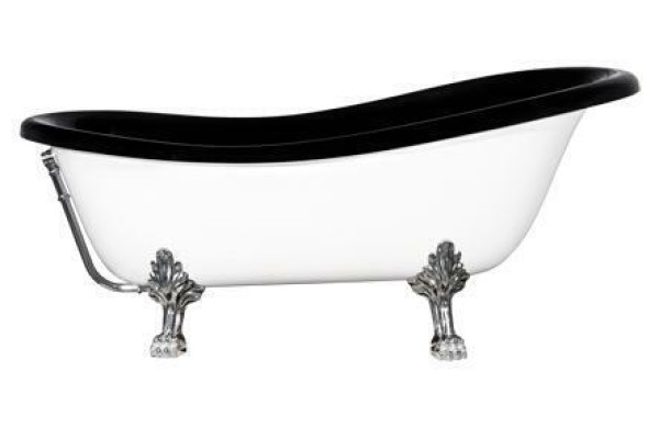 Vasca da bagno autoportante di design. Vasca moderna di lusso, nuova.