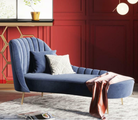 Chaise lounge lettino mobili di lusso imbottiti divano relax chaiselounge